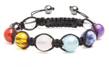 Pulseira Shambala 7 Chakras Pedras Naturais