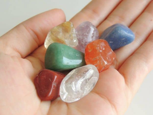 kit de pedras sete chakras
