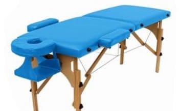 maca de massagem maleta madeira comfort portátil com orifício
